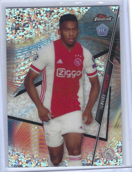 JURRIEN TIMBER 2020-21 TOPPS FINEST SPECKLE REFRACTOR ROOKIE RC #D 077/175