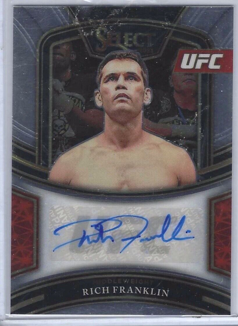 RICH FRANKLIN 2021 PANINI SELECT UFC MIDDLEWEIGHT AUTO #D 031/149