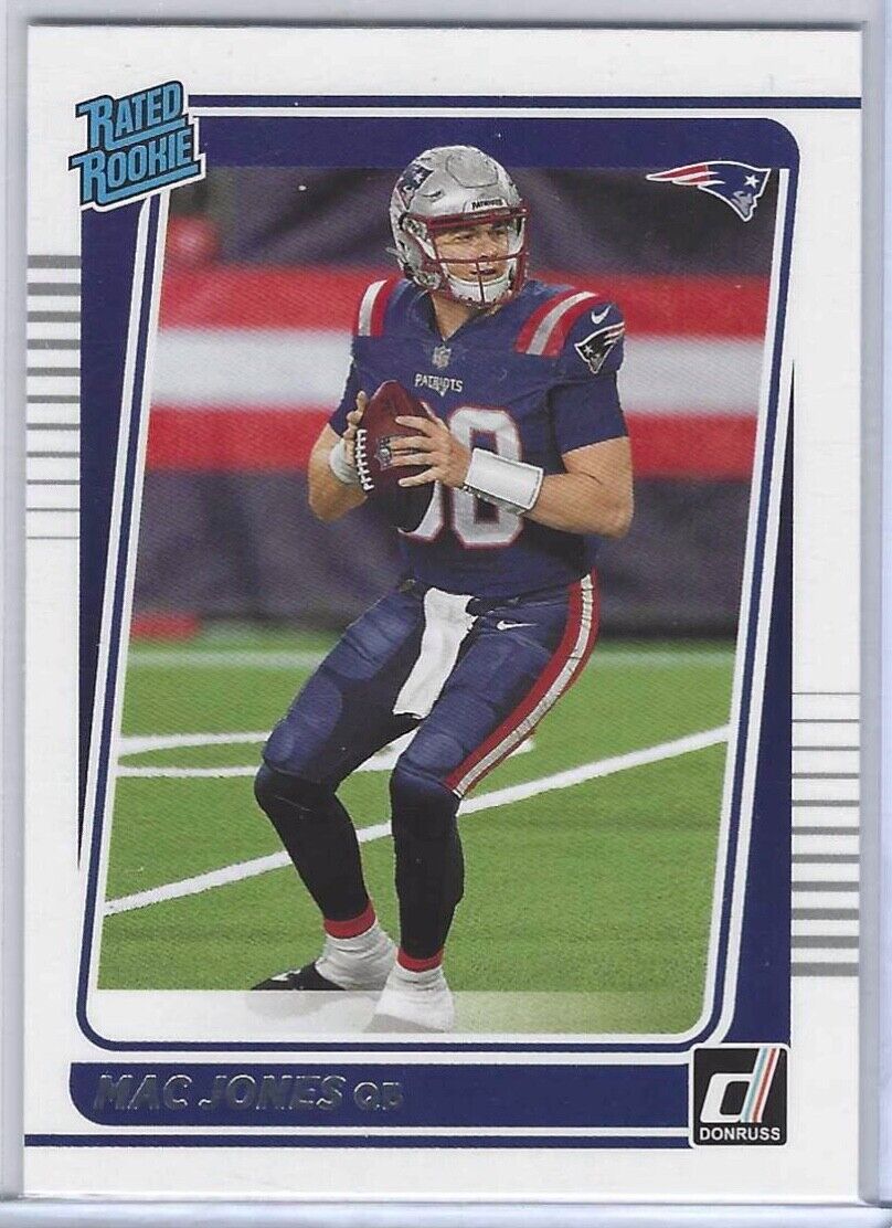 MAC JONES 2021 PANINI DONRUSS RATED ROOKIE RC #255
