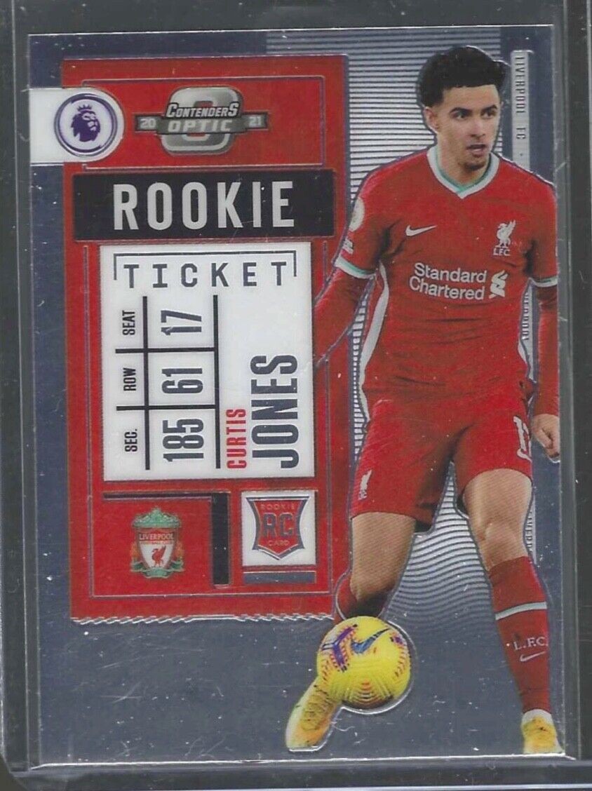 CURTIS JONES 2020-21 PANINI CHRONICLES OPTIC CONTENDERS ROOKIE TICKET RC #4