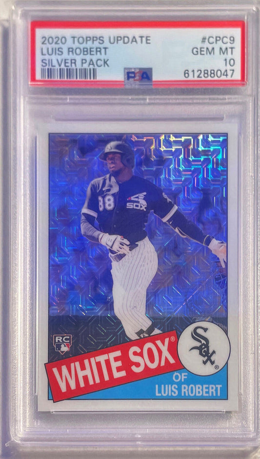LUIS ROBERT 2020 TOPPS UPDATE SILVER PACK ROOKIE RC #CPC9 PSA 10 GEM MINT