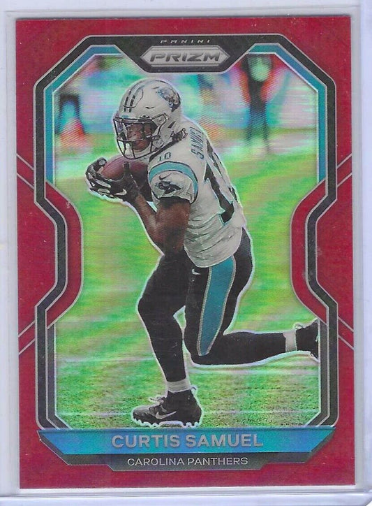 CURTIS SAMUEL 2020 PANINI PRIZM RED RETAIL PRIZM SSP /8 OR /7 SHORT PRINT #235
