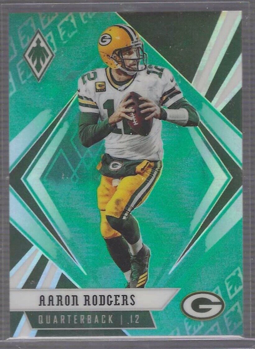AARON RODGERS 2020 PANINI PHOENIX AQUA PRIZM #D 161/175