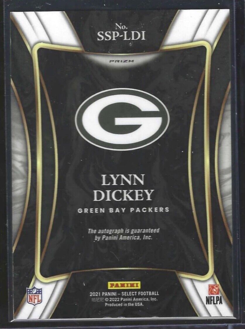 LYNN DICKEY 2021 PANINI SELECT SILVER PRIZM AUTO #SSP-LDI