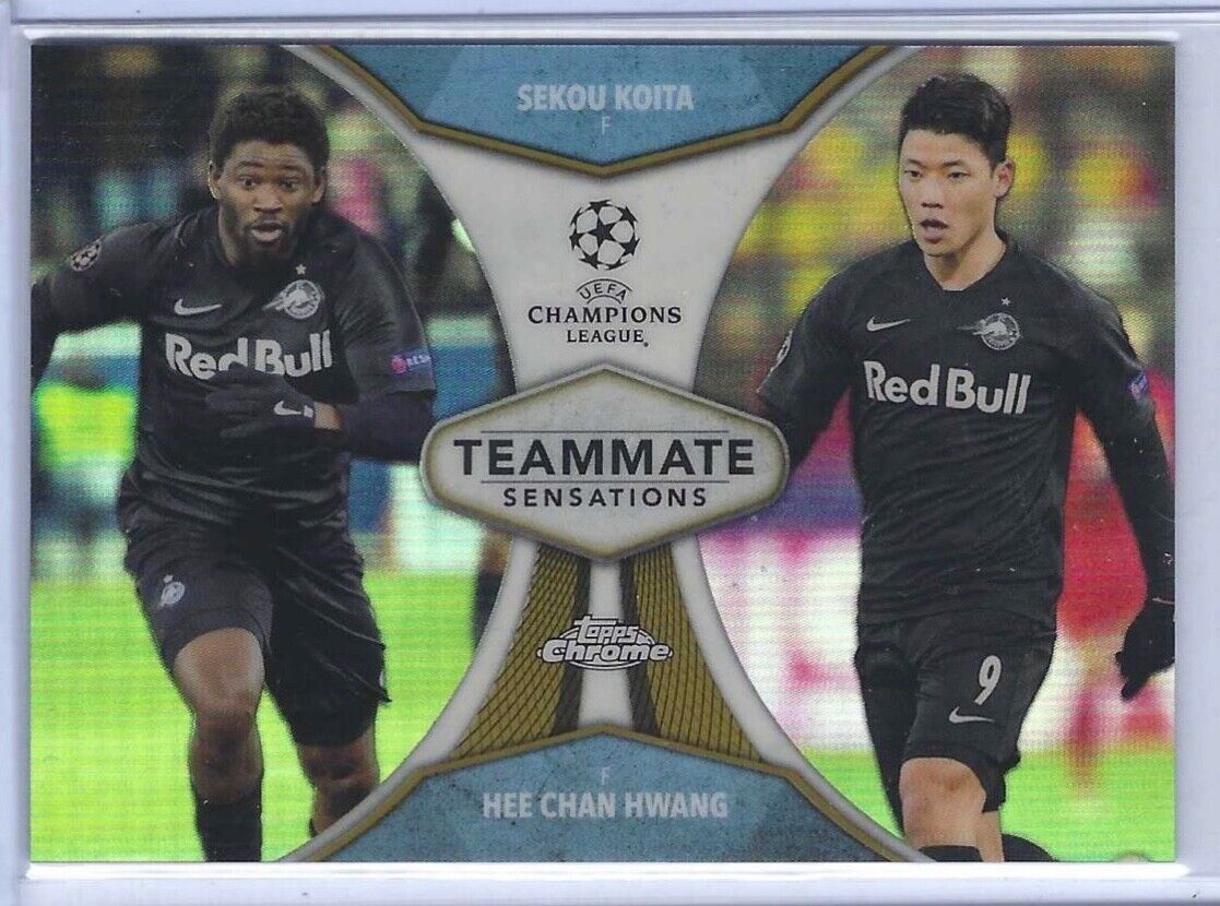 KOITA HWANG 2019-20 TOPPS CHROME UEFA TEAMMATE SENSATIONS GOLD REFRACTOR #D /50