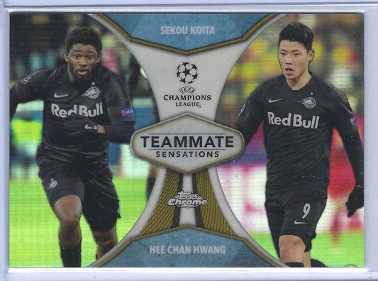 KOITA HWANG 2019-20 TOPPS CHROME UEFA TEAMMATE SENSATIONS GOLD REFRACTOR #D /50