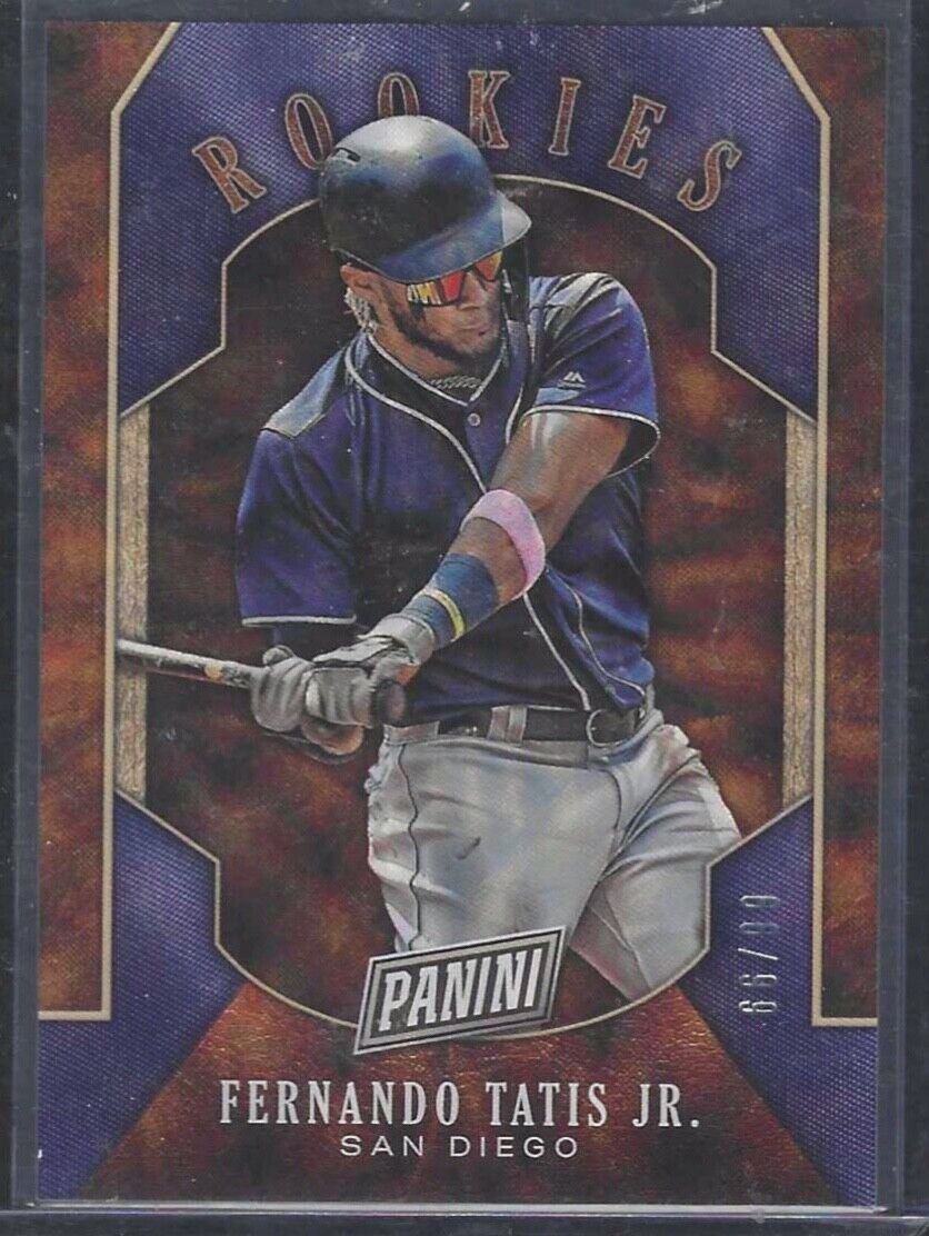 FERNANDO TATIS JR 2019 PANINI BLACK FRIDAY ROOKIES FUTURE FRAMES RC #D 66/99