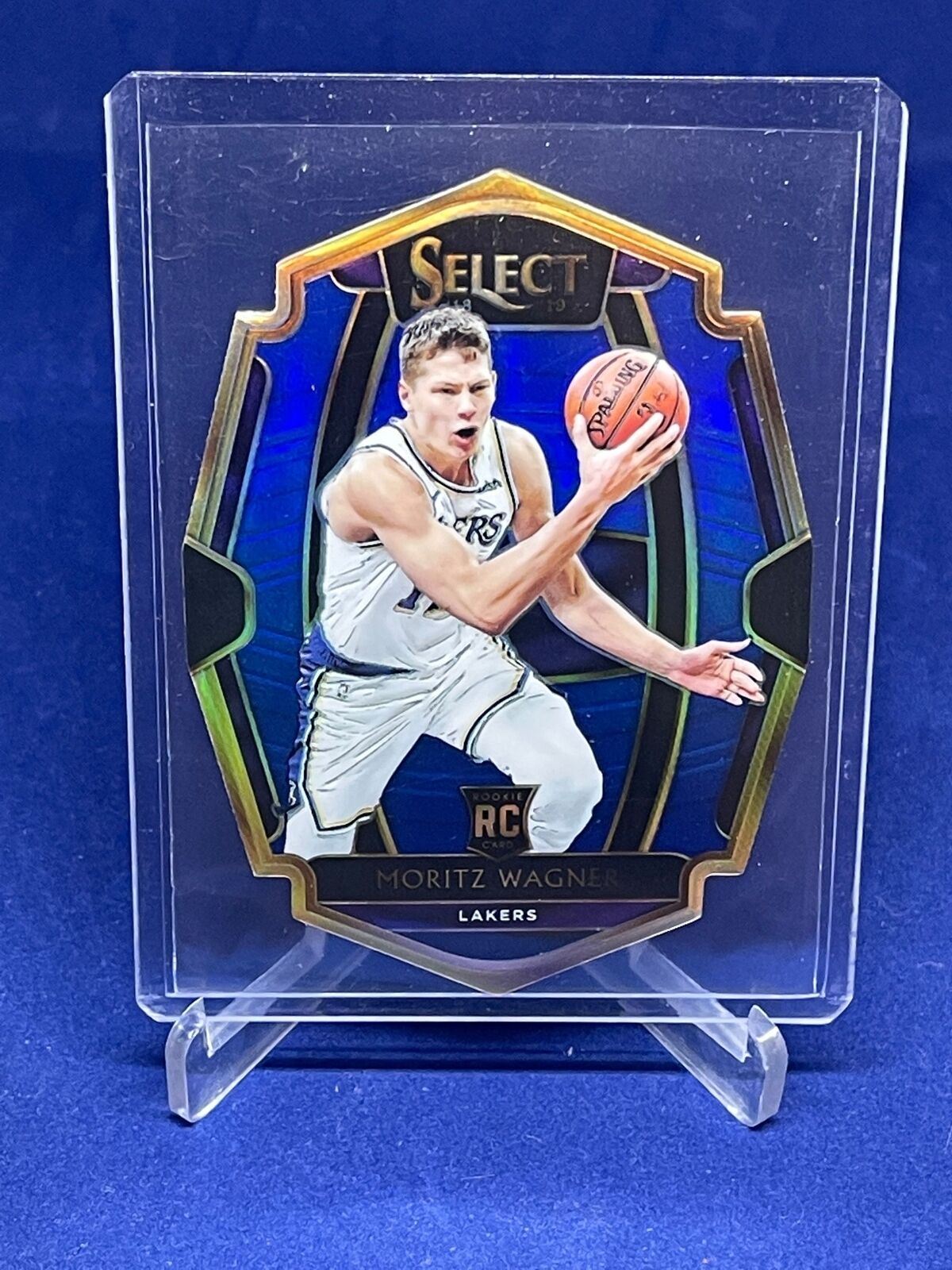 MORITZ WAGNER 2018-19 PANINI SELECT PREMIER LEVEL BLUE PRIZM RC #D 208/249