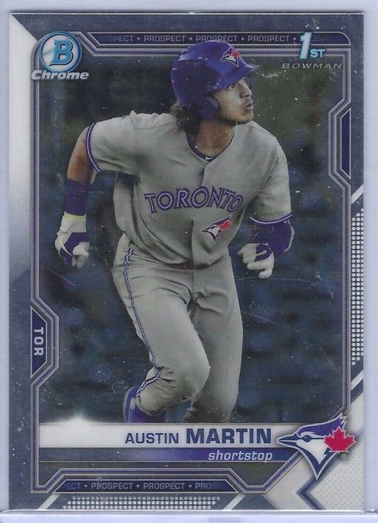 AUSTIN MARTIN 2021 BOWMAN CHROME 1ST BOWMAN PROSPECT #BCP-87