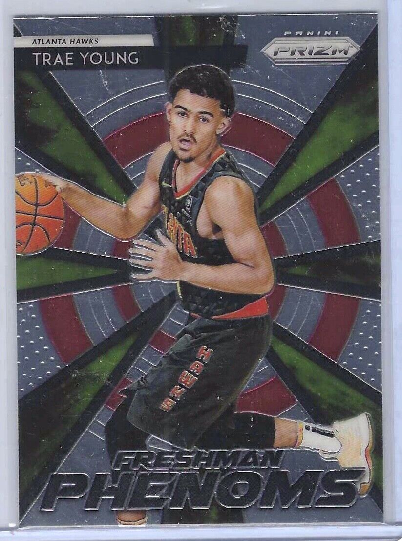 TRAE YOUNG 2018-19 PANINI PRIZM FRESHMAN PHENOMS ROOKIE RC #21