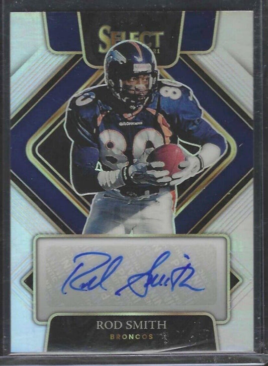 ROD SMITH 2021 PANINI SELECT SILVER PRIZM AUTO #D 161/299
