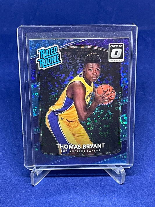 THOMAS BRYANT 2017-18 DONRUSS OPTIC RATED ROOKIE DISCO PRIZM HOLO RC #D 91/155