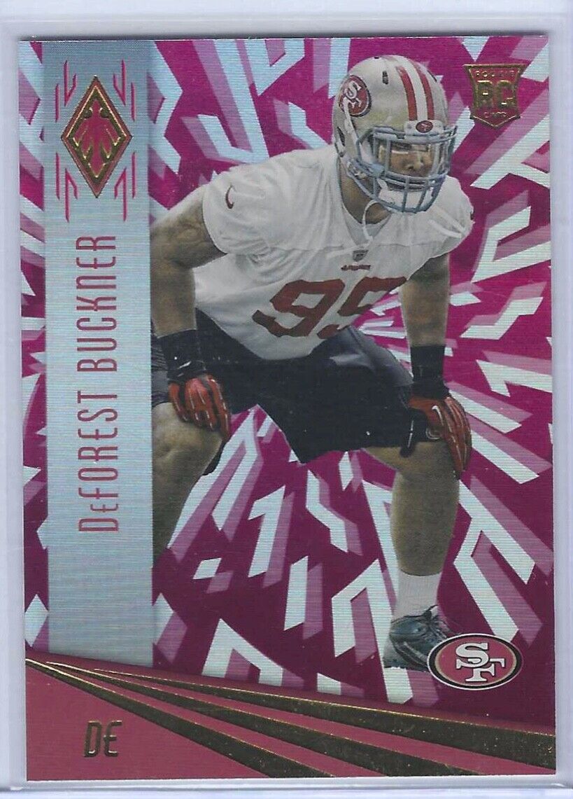 DEFOREST BUCKNER 2016 PANINI PHOENIX PINK ROOKIE RC #D 117/299