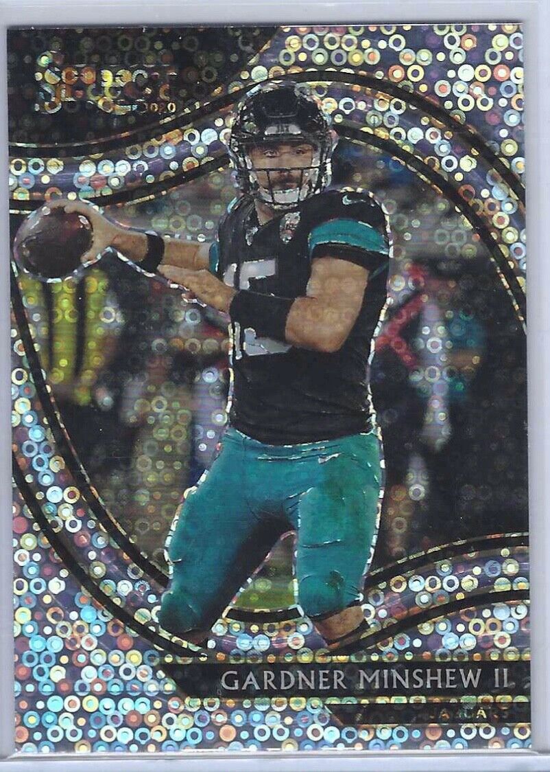 GARDNER MINSHEW II 2020 PANINI SELECT FIELD LEVEL SILVER DISCO PRIZM #332