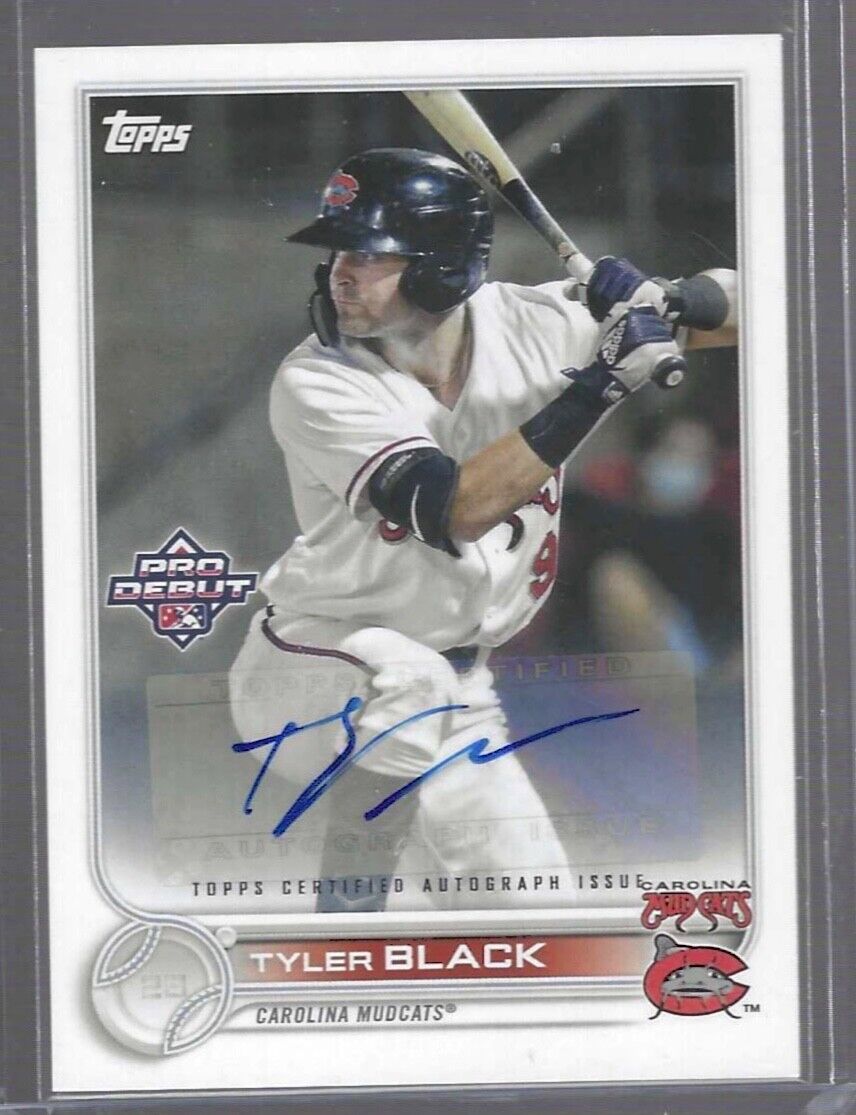 TYLER BLACK 2022 TOPPS PRO DEBUT PROSPECT AUTO #PD-180
