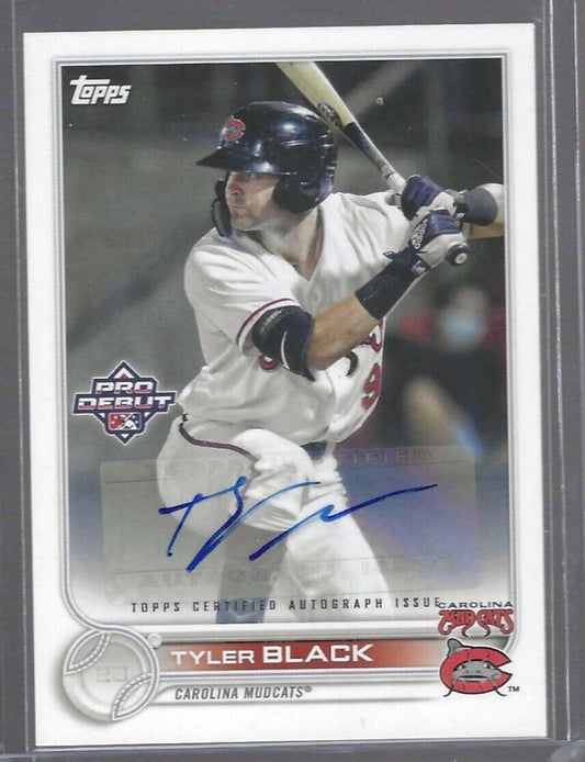 TYLER BLACK 2022 TOPPS PRO DEBUT PROSPECT AUTO #PD-180