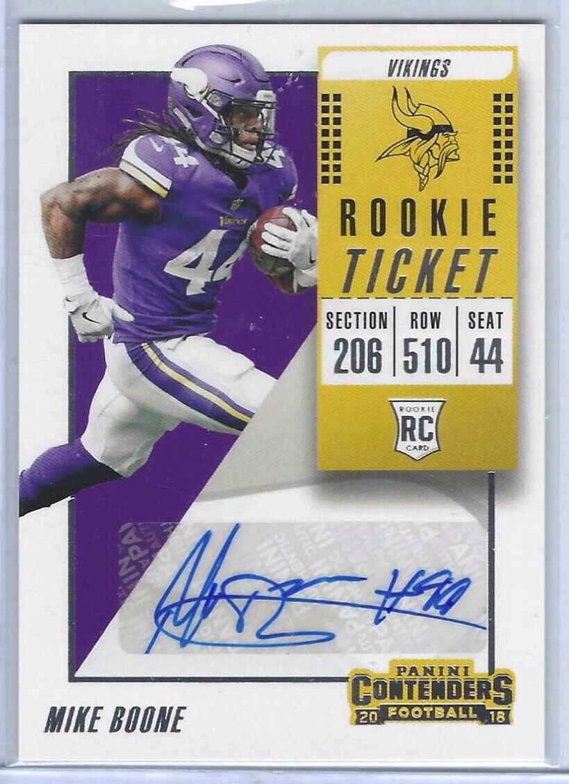 MIKE BOONE 2018 PANINI CONTENDERS ROOKIE TICKET AUTO RC #330