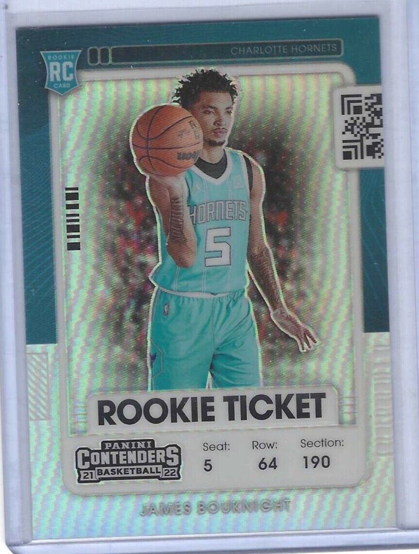 JAMES BOUKNIGHT 2021-22 PANINI CONTENDERS SILVER PRIZM VARIATION ROOKIE RC #111