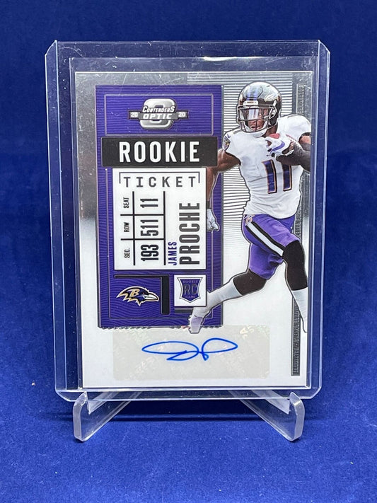 JAMES PROCHE 2018 PANINI CONTENDERS OPTIC TICKET AUTO ROOKIE RC #195