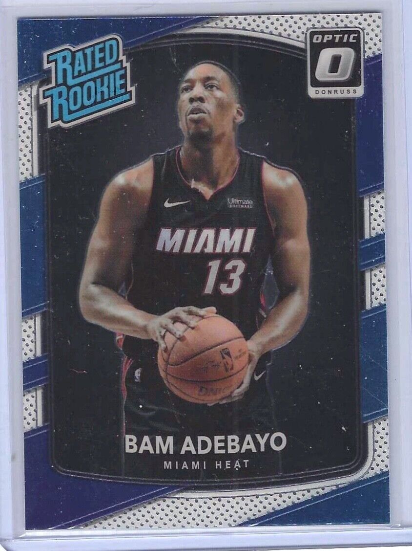 BAM ADEBAYO 2017-18 PANINI DONRUSS OPTIC ROOKIE RC #187