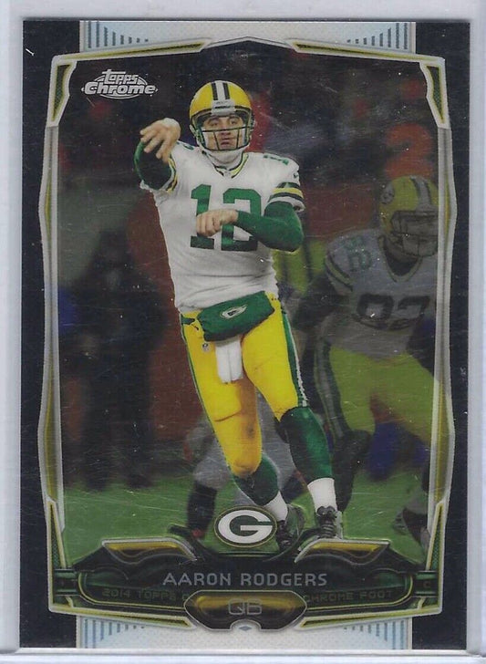 AARON RODGERS 2014 TOPPS CHROME BLACK REFRACTOR #D 259/299