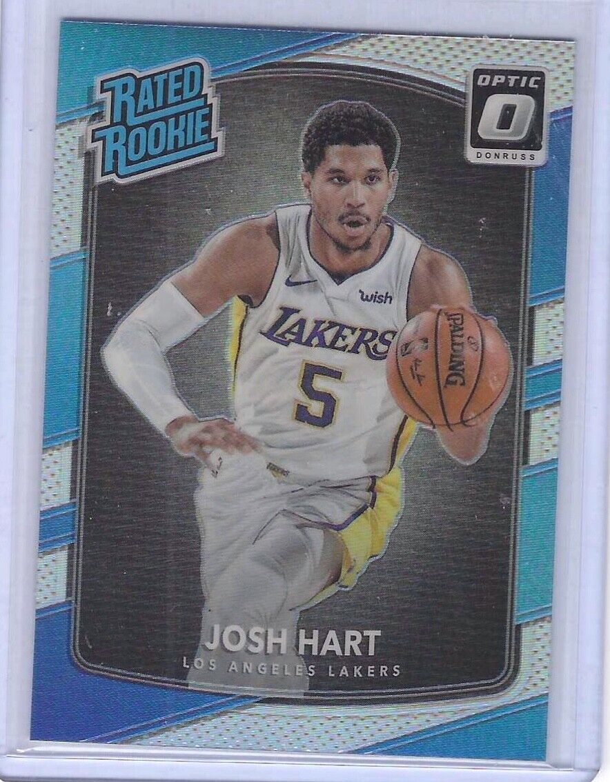 JOSH HART 2017-18 PANINI DONRUSS OPTIC SILVER HOLO RATED ROOKIE RC #171