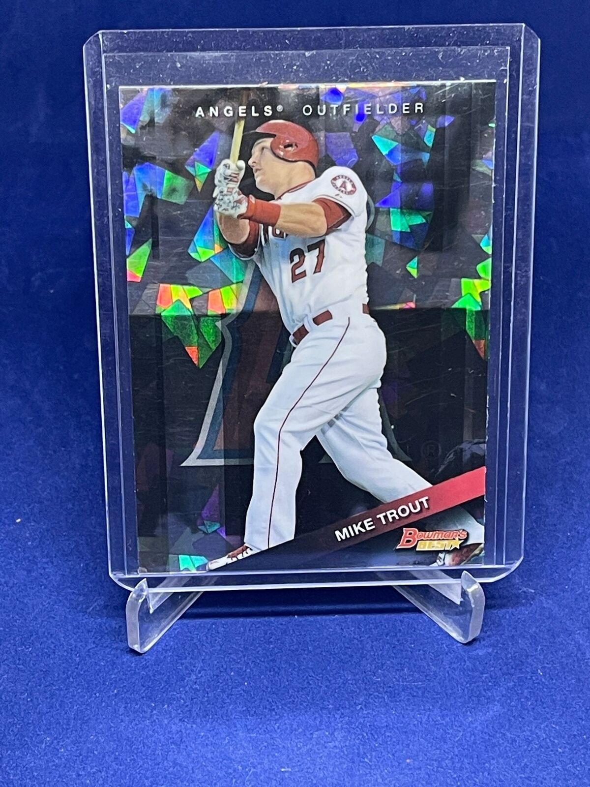 MIKE TROUT 2015 BOWMANS BEST ATOMIC REFRACTOR #1