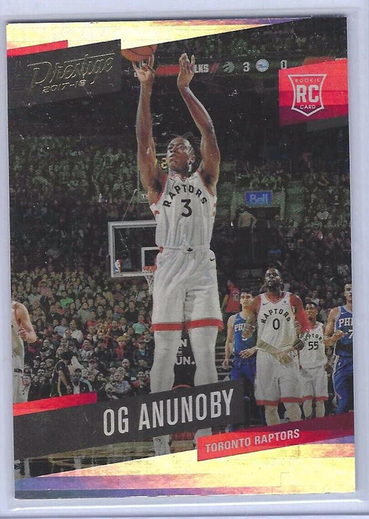 OG ANUNOBY 2017-18 PANINI PRESTIGE SILVER HORIZON FOIL ROOKIE RC #173