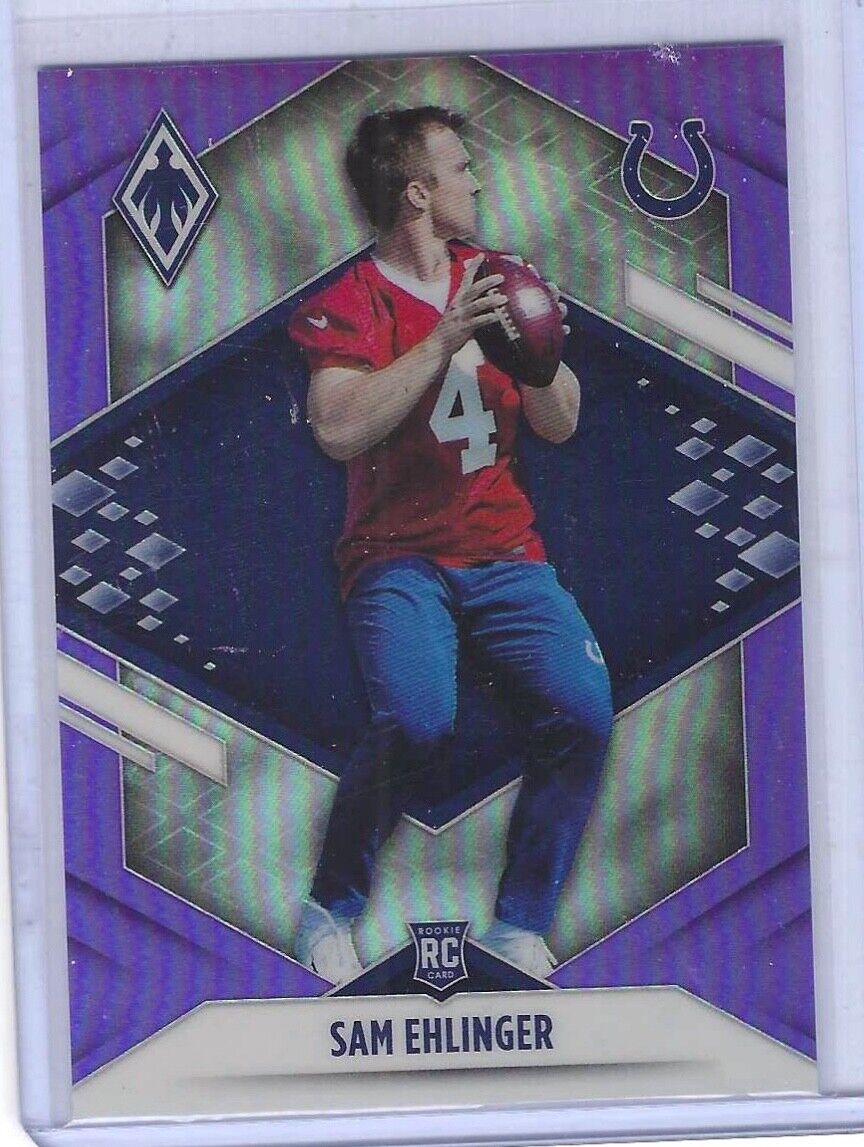SAM EHLINGER 2021 PANINI PHOENIX PURPLE PRIZM ROOKIE RC #D 111/125