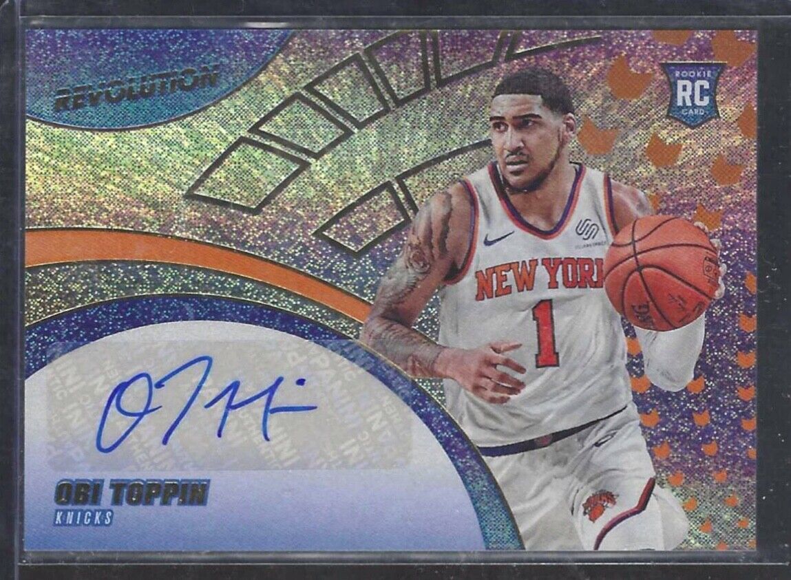 OBI TOPPIN 2020-21 PANINI REVOLUTION ROOKIE AUTO RC #RA-OT