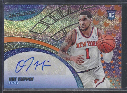 OBI TOPPIN 2020-21 PANINI REVOLUTION ROOKIE AUTO RC #RA-OT