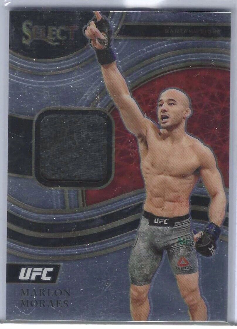 MARLON MORAES 2021 PANINI SELECT UFC BANTAMWEIGHT PATCH #D 116/149