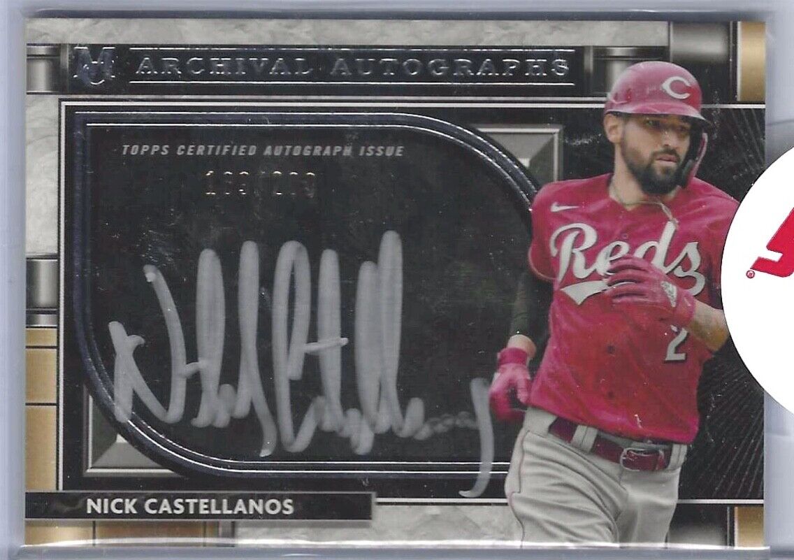 NICK CASTELLANOS 2021 MUSEUM COLLECTION ARCHIVAL AUTOGRAPHS AUTO #D 169/200