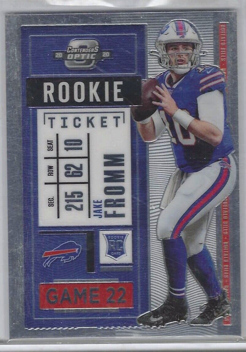JAKE FROMM 2020 PANINI OPTIC CONTENDERS ROOKIE TICKET RC #76