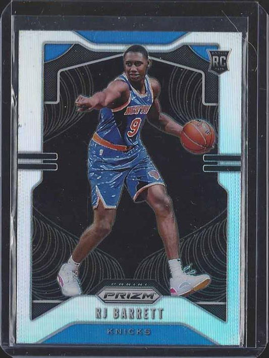 RJ BARRETT 2019-20 PANINI PRIZM SILVER ROOKIE PRIZMS SSP RC #250