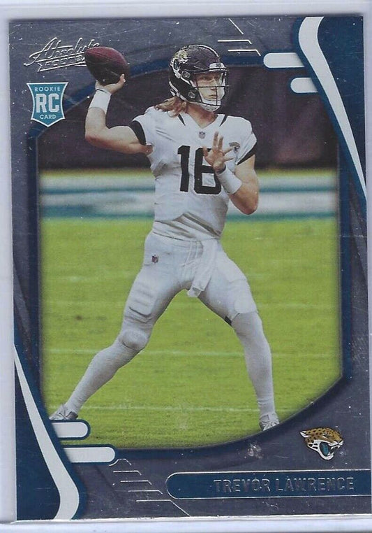 TREVOR LAWRENCE 2021 PANINI ABSOLUTE FOOTBALL TRUE ROOKIE RC #101