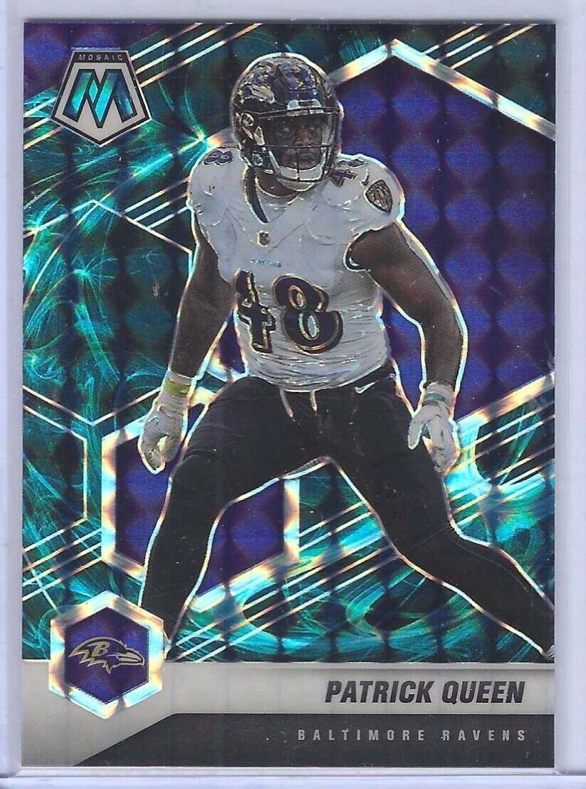 PATRICK QUEEN 2021 PANINI MOSAIC GENESIS PRIZM SP #23