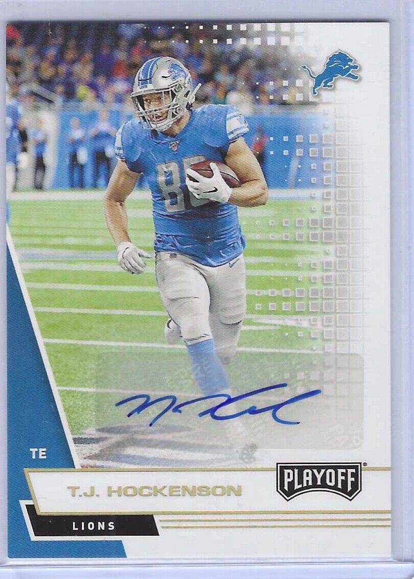 TJ HOCKENSON 2020 PANINI PLAYOFF AUTO #166