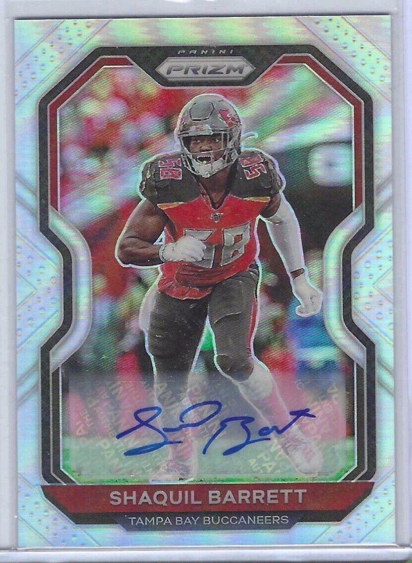 SHAQUIL BARRETT 2020 PANINI PRIZM SILVER PRIZM AUTO #260
