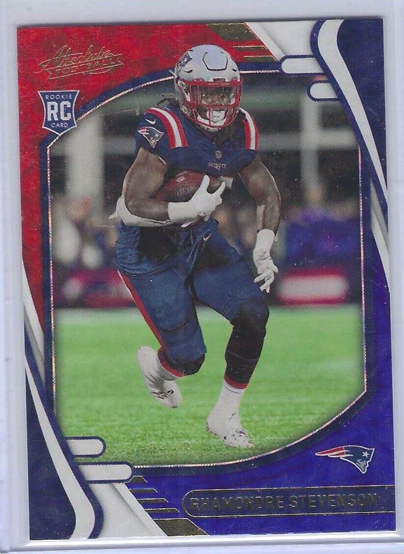 RHAMONDRE STEVENSON 2021 ABSOLUTE RED WHITE BLUE KALEIDESCOPE SSP ROOKIE RC #133