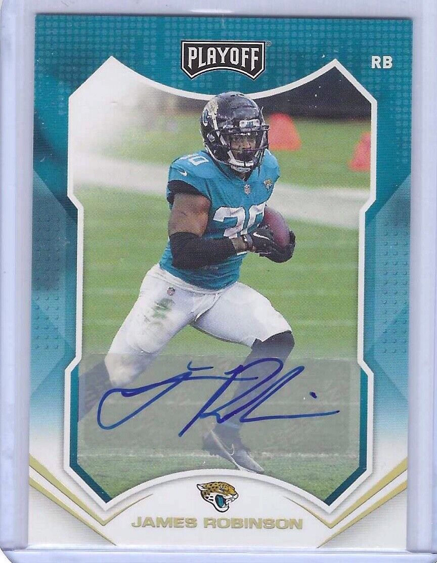 JAMES ROBINSON 2021 PANINI PLAYOFF AUTO #65