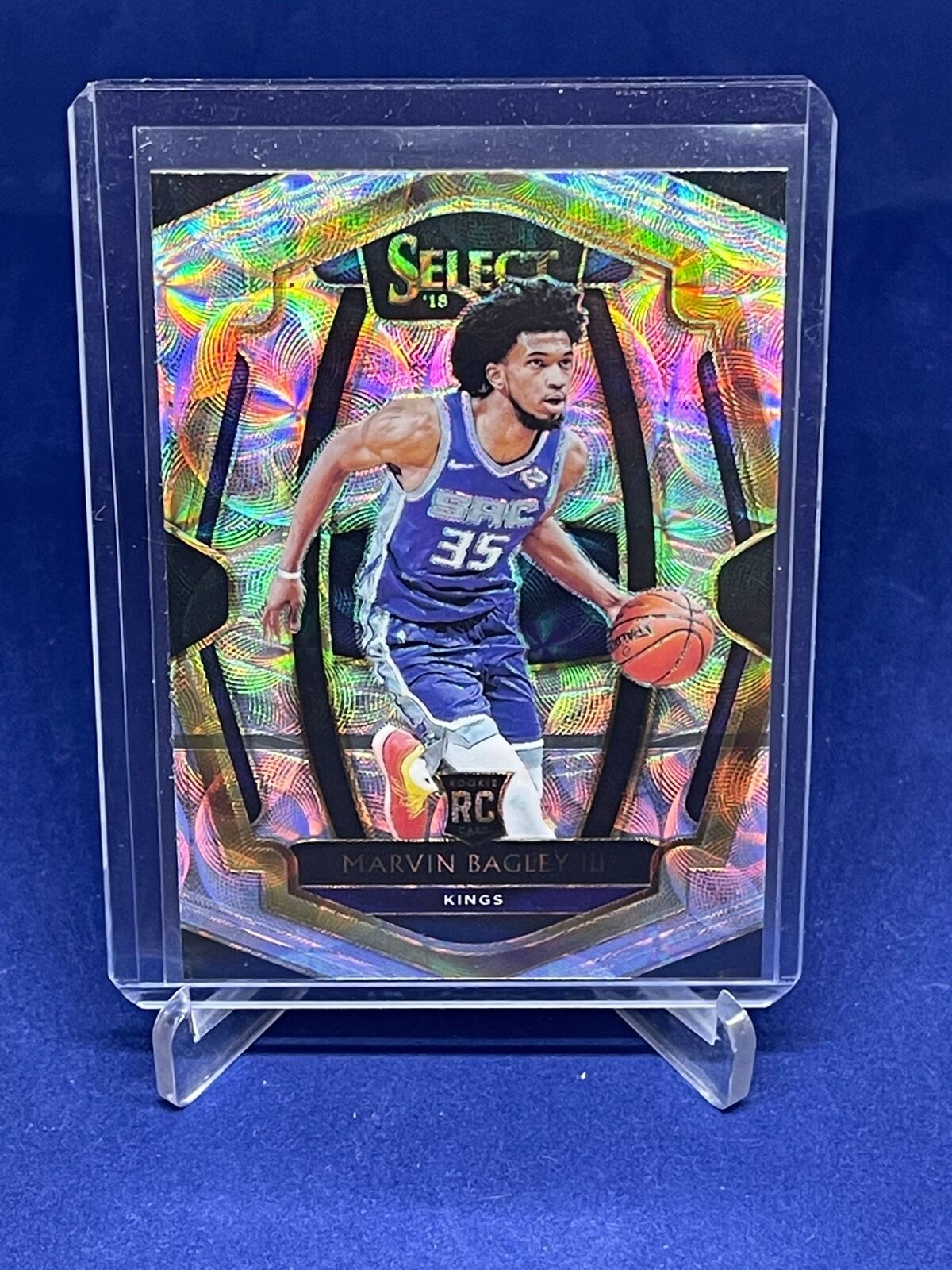 MARVIN BAGLEY III 2018-19 PANINI SELECT PREMIER LEVEL SCOPE PRIZM ROOKIE RC #112