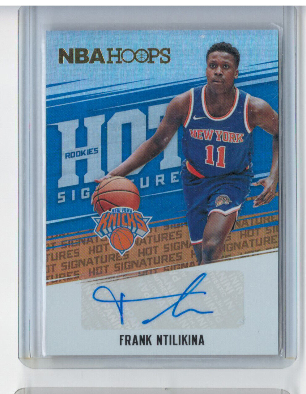 FRANK NTILIKINA 2017-18 PANINI NBA HOOPS HOT SIGNATURES AUTO RC