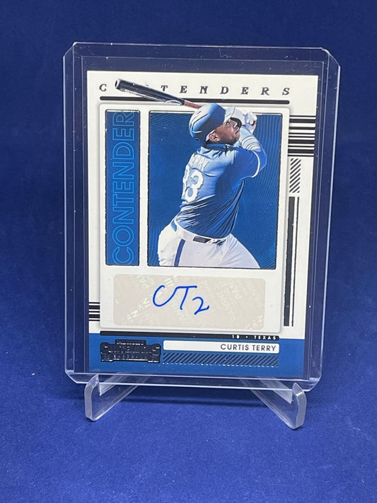 CURTIS TERRY 2021 PANINI CONTENDERS AUTO PROSPECT