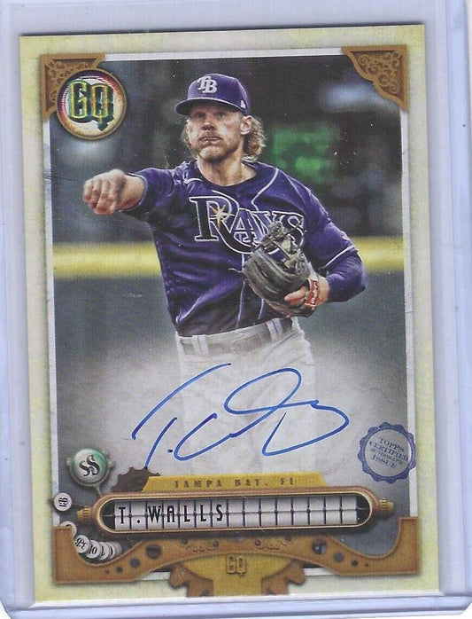 TAYLOR WALLS 2022 TOPPS GYPSY QUEEN ON CARD AUTO #GQA-TW