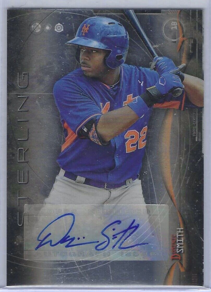 DOMINIC SMITH 2014 BOWMAN STERLING PROSPECT AUTO #BSPA-DS