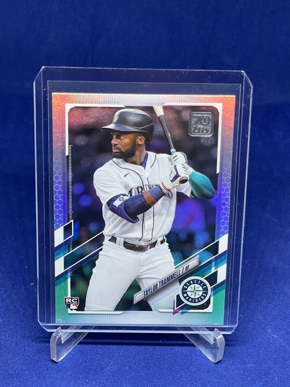 TAYLOR TRAMMEL 2021 TOPPS UPDATE SERIES RAINBOW FOIL ROOKIE RC