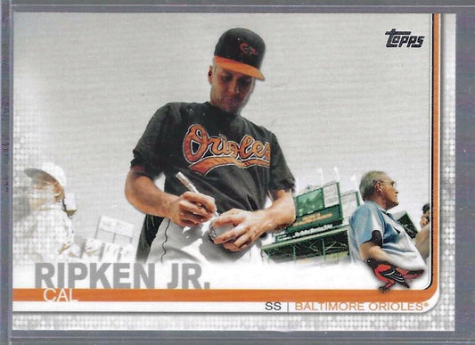 CAL RIPKEN JR 2019 TOPPS UPDATE SERIES SP PHOTO VARIATION #US147