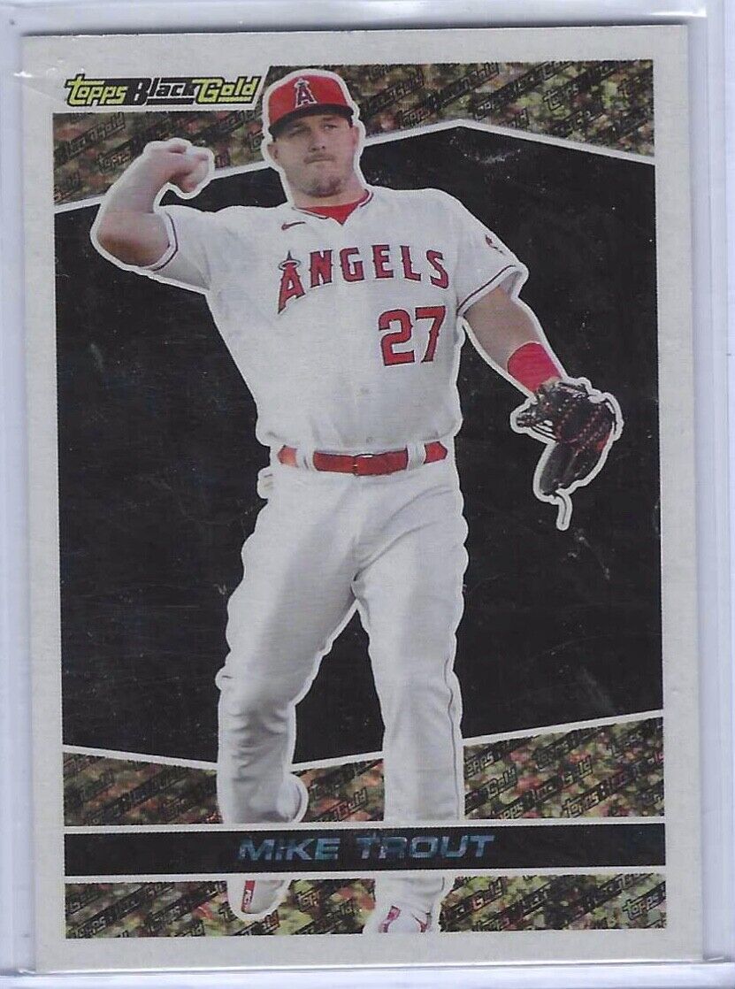 MIKE TROUT 2021 TOPPS BLACK GOLD BASE #BG-3