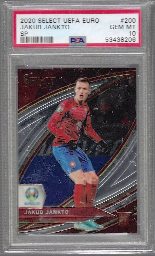 JAKUB JANKTO 2020-21 PANINI SELECT FIELD LEVEL SP RC PSA 10 GEM MINT POP 2